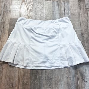 white athletic skirt